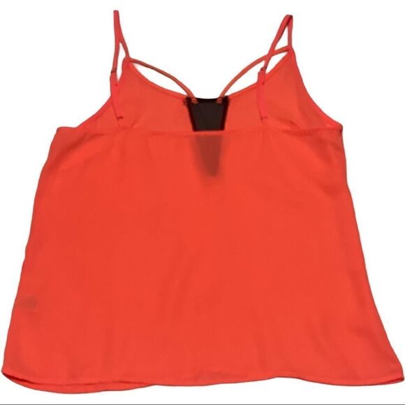 Coral and Black Boho Summer Cami Tank Top! - Picture 3 of 4